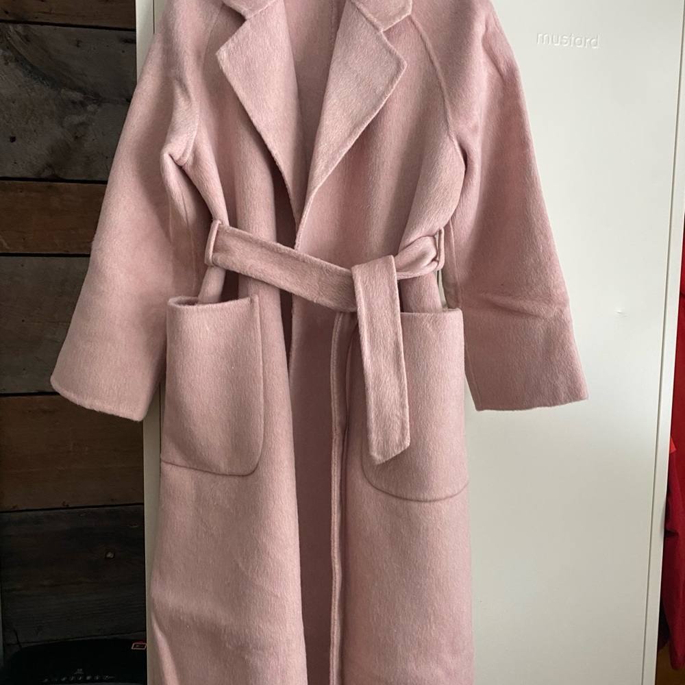 Cashmere Wool Blend Coat